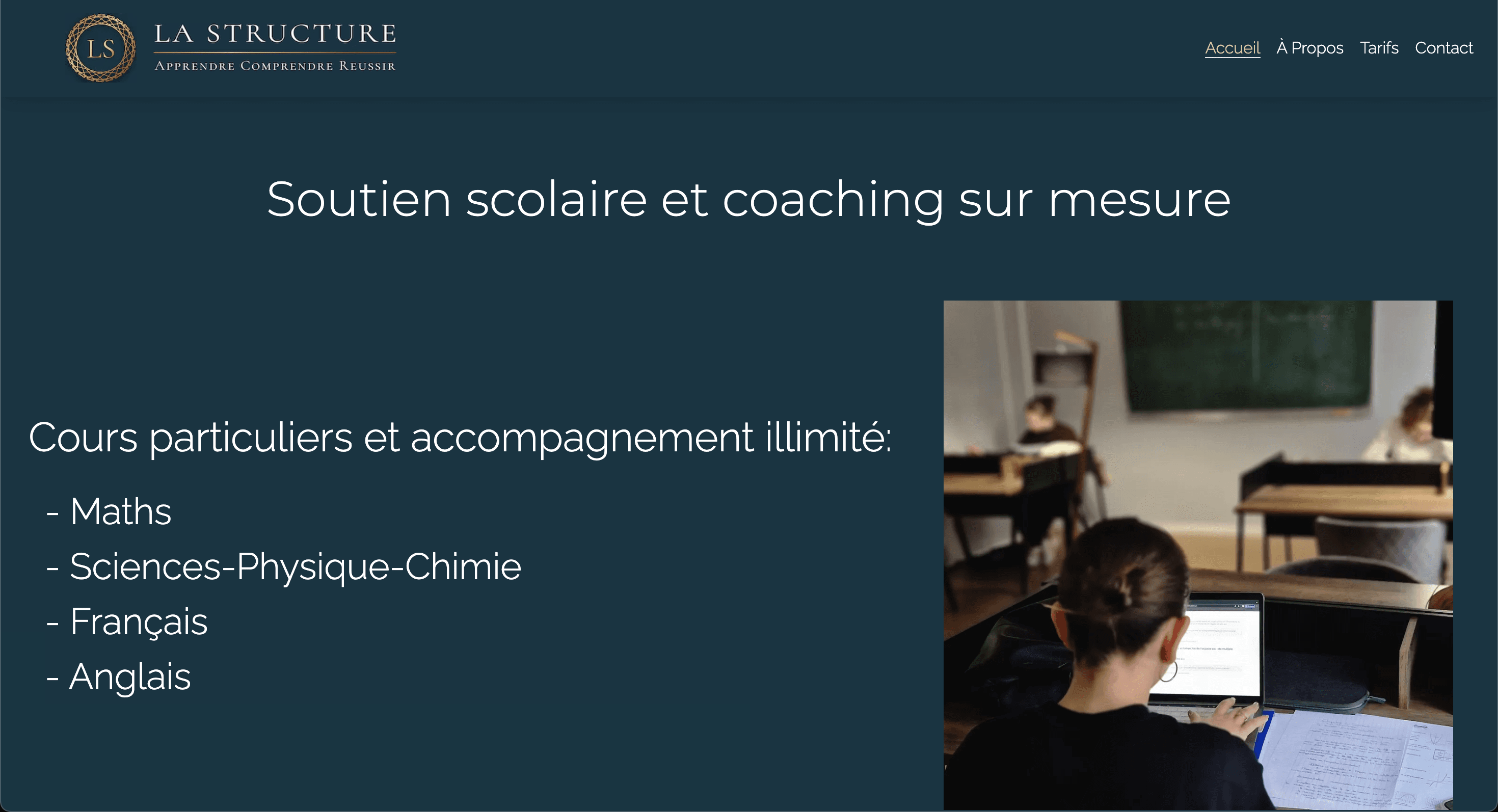 Tutoring Academy Website